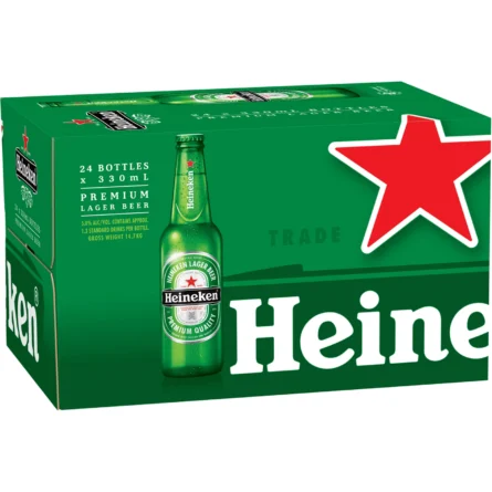 Heineken Lager 24 Bottles